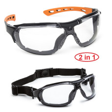 SpiderLux 2 in 1 - ochelari de protecție incolori